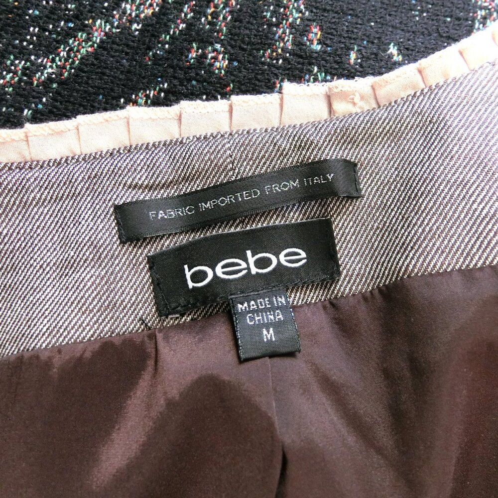 Bebe Contrast Trim Bustier Vest - Picture 3 of 5
